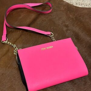 Steve Madden Neon Pink Crossbody Bag